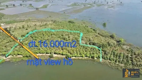 Bán đất ngay mặt Hồ Trị An