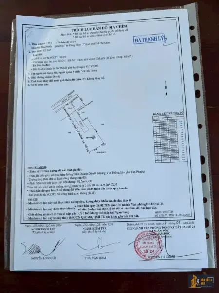 502m² (6.8x46m, nở hậu 15m) – TC 92.5m²