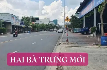 Cho thuê nhà nguyên căn mặt tiền đường Hai Bà Trưng